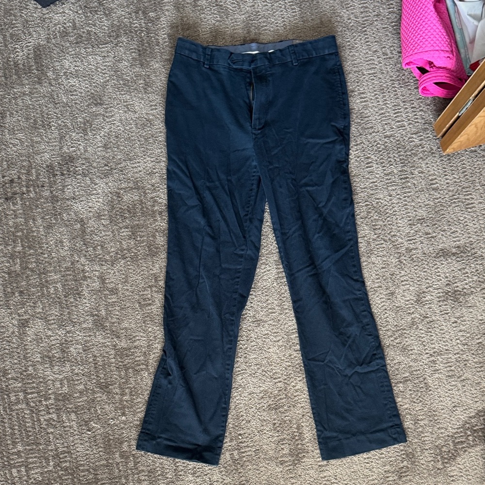 Daniel Cremieux Navy Signature Collection Trouser Waistband Detail